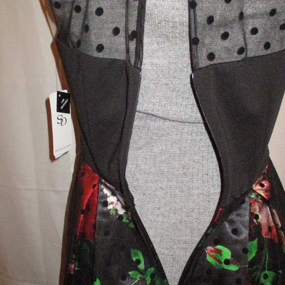 S D Collection Satin Dress - Picture 8 of 14